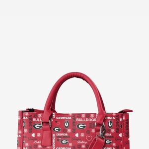 FOCO Georgia Bulldogs Red Tote Bag